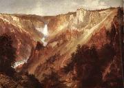 Moran, Thomas Lower falls of the yellowstone USA oil painting artist